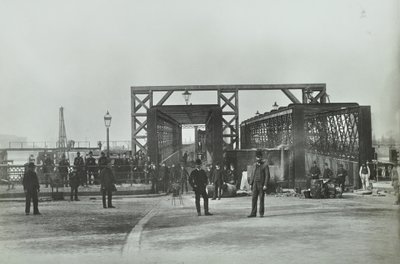 Widok promu Woolwich, 1889 autorstwa English Photographer