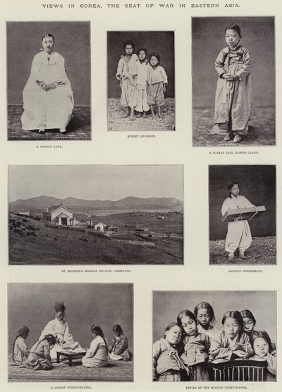 Widoki w Korei, miejscu wojny w Azji Wschodniej autorstwa English Photographer