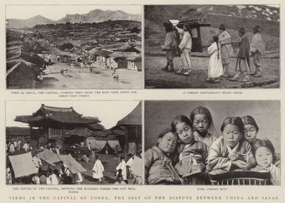 Poglądy w stolicy Korei, siedzibie sporu między Chinami a Japonią autorstwa English Photographer
