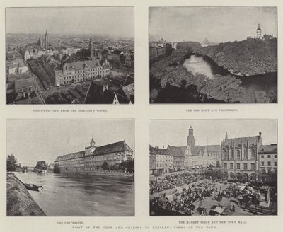 Wizyta cara i carycy we Wrocławiu, Widoki na miasto autorstwa English Photographer