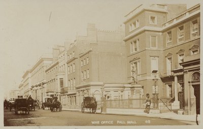 Biuro Wojenne, Pall Mall autorstwa English Photographer