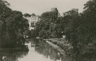 Zamek Warwick, od Avon autorstwa English Photographer