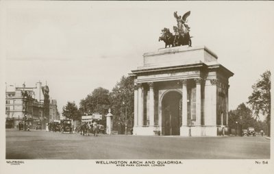Łuk Wellingtona i Kwadryga, Hyde Park Corner autorstwa English Photographer