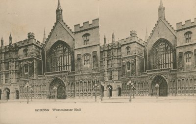 Westminster Hall, Londyn autorstwa English Photographer
