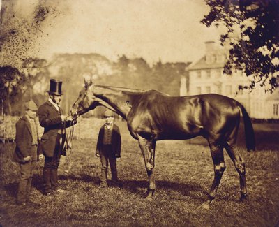 Dziki Dayrell, zwycięzca Derby w 1856 r. autorstwa English Photographer