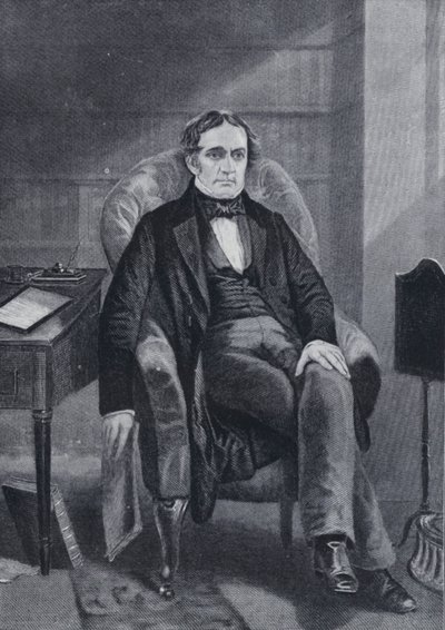William Hickling Prescott (czarno-białe zdjęcie) autorstwa English Photographer