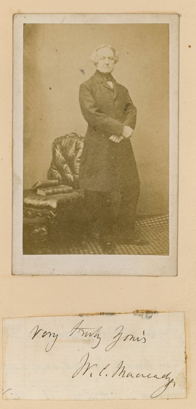 William Macready, aktor autorstwa English Photographer