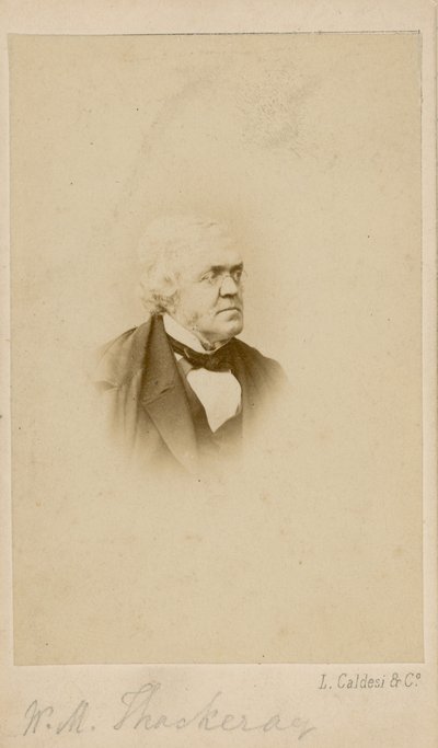 William Makepeace Thackeray autorstwa English Photographer