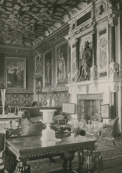 Zimowy Salon, Hatfield House autorstwa English Photographer