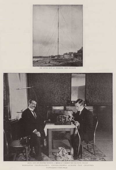 Telegrafia bezprzewodowa, eksperymenty na kanale autorstwa English Photographer