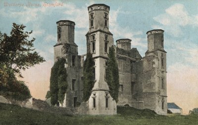 Wothorpe Towers, ruiny jakobijskiej loży, Cambridgeshire (zdjęcie) autorstwa English Photographer