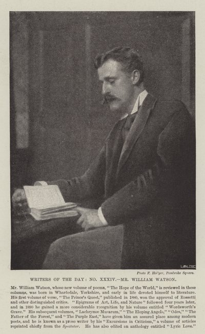 Writers of the Day, pan William Watson autorstwa English Photographer