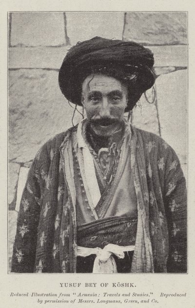 Yusuf Bey z Koshk autorstwa English Photographer
