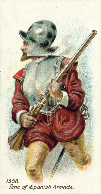 1588, czas hiszpańskiej Armady autorstwa English School