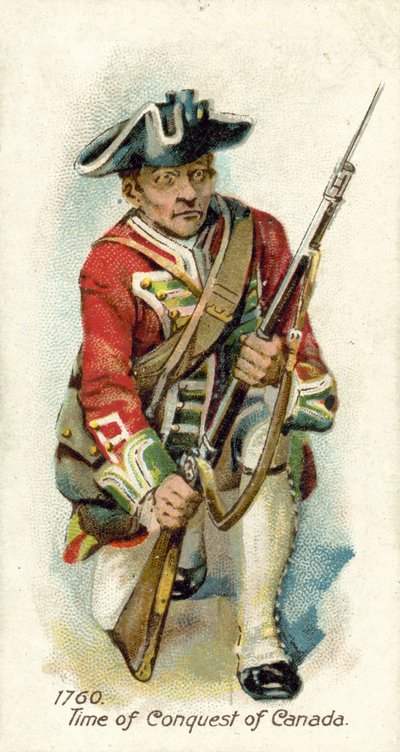 1760, czas podboju Kanady autorstwa English School