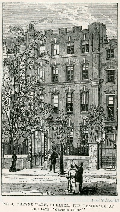 4 Cheyne Walk, Chelsea, rezydencja zmarłego George