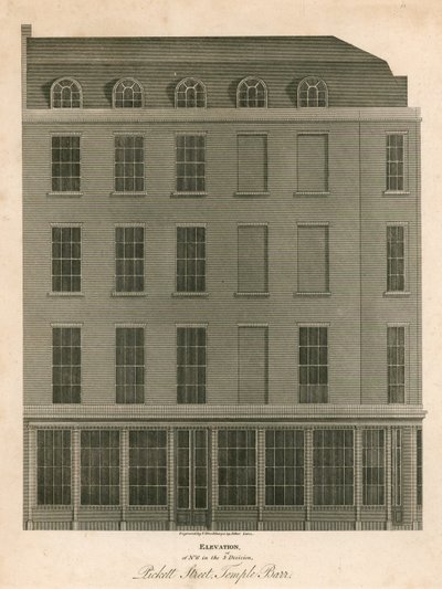 6 Pickett Street, Temple Bar, Londyn autorstwa English School