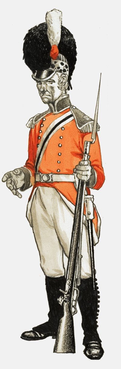 92. Kochanie. Artyleria Co. Dyw Piechoty Prywatne 1803 autorstwa English School