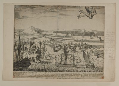 Karykatura wojny o sukcesję austriacką, wyd. G. Foster, Londyn, 1743 autorstwa English School