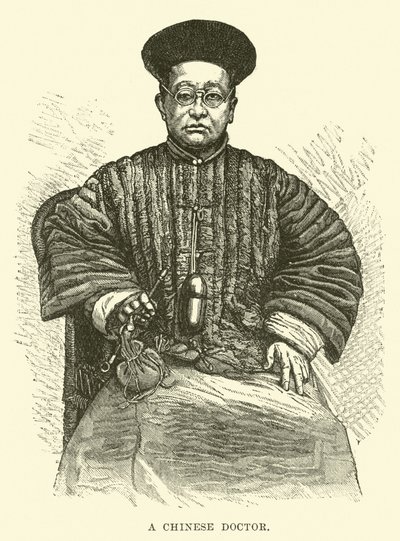 Chiński lekarz autorstwa English School