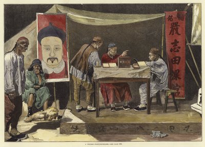 Chiński wróżbita autorstwa English School