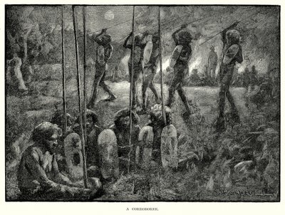Corroboree (grawerunek) autorstwa English School