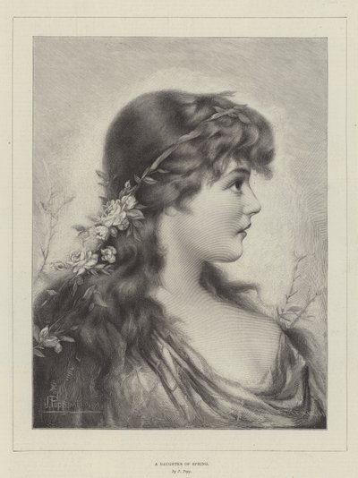 Córka wiosny (rycina) autorstwa English School