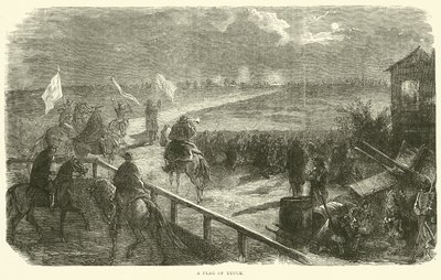 Flaga rozejmu, grudzień 1870 autorstwa English School