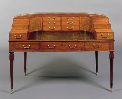 Biurko George III Carlton House, ok. 1800 (drewno) autorstwa English School