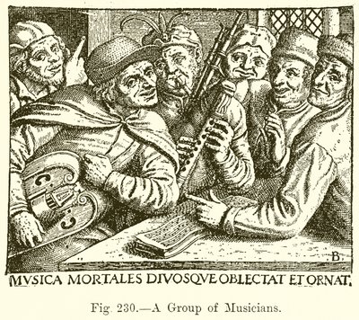 Grupa muzyków autorstwa English School