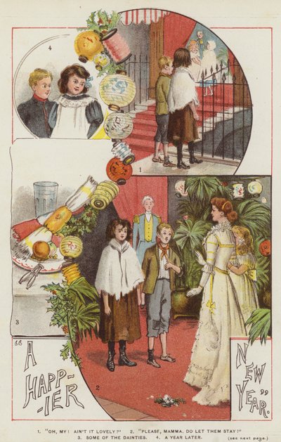 Szczęśliwego Nowego Roku (kolor lito) autorstwa English School