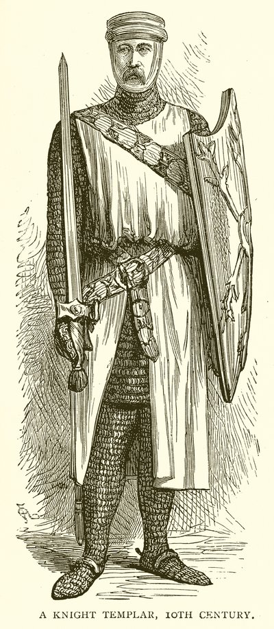 Templariusz, X wiek autorstwa English School