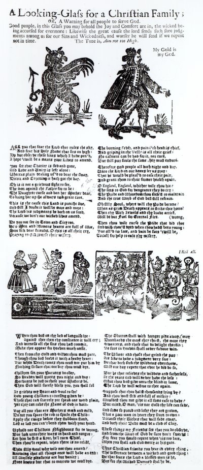 Zwierciadło dla rodziny chrześcijańskiej, ok. 1665 r autorstwa English School