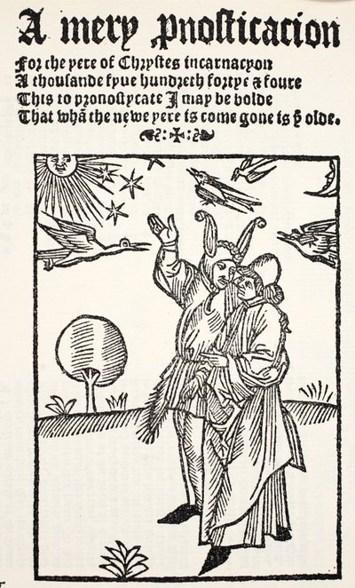 Wesoła prognoza na rok 1544 autorstwa English School