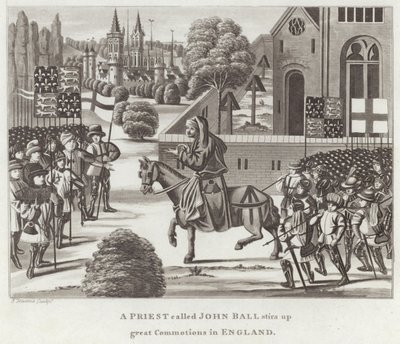Ksiądz John Ball wznieca wielkie zamieszanie w Anglii autorstwa English School