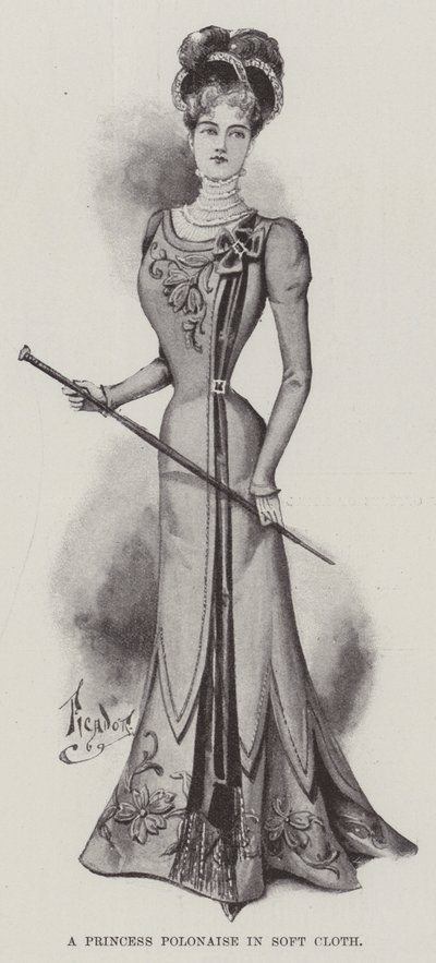 Księżniczka Polonez w miękkim materiale (lito) autorstwa English School