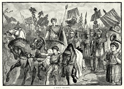 Rzymski triumf (rycina) autorstwa English School