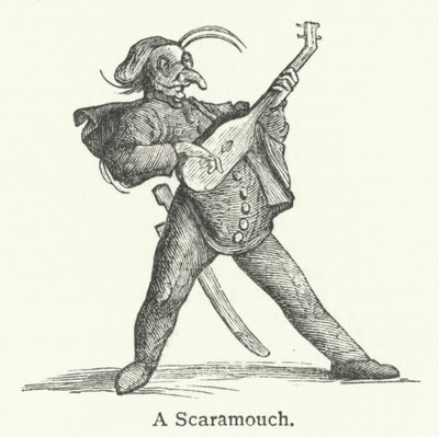 Scaramouch (grawerunek) autorstwa English School