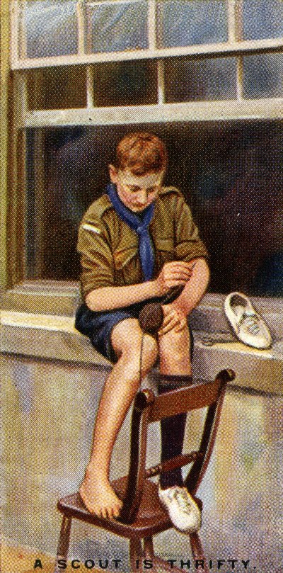 Skaut jest oszczędny, 1929 autorstwa English School