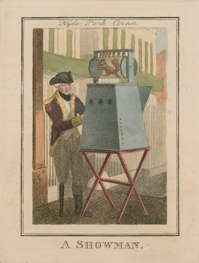 Showman, Hyde Park Corner autorstwa English School