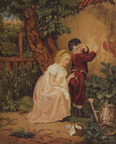 Ścieg w czasie (chromolitho) autorstwa English School