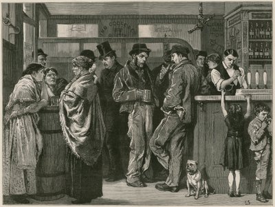 Niedzielne popołudnie w Gin Palace, zaczerpnięte z życia autorstwa English School