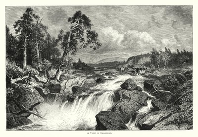 Widok w Smaaland (grawerunek) autorstwa English School