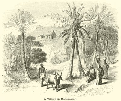 Wioska na Madagaskarze autorstwa English School