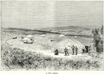 Koralik Zulu (grawerunek) autorstwa English School