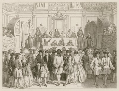 loteria; około 1750 autorstwa English School