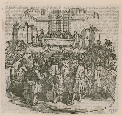 loteria; z dnia 1750 autorstwa English School