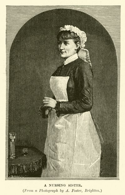 Siostra pielęgniarka (grawerunek) autorstwa English School