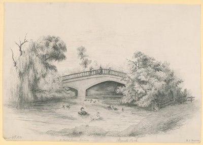 Szkic z natury, Regents Park autorstwa English School