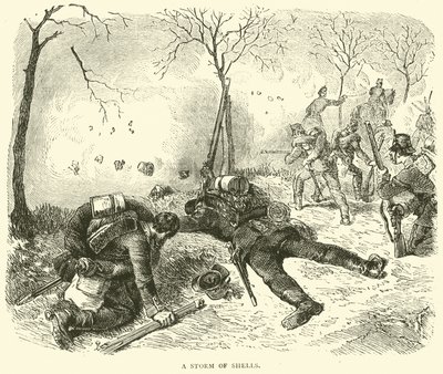 Burza pocisków, styczeń 1871 autorstwa English School